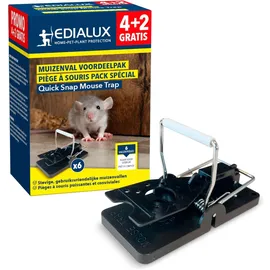 Edialux Quicksnap Mausefalle 4+2 St.