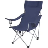 Songmics Campingstuhl Dunkelblau