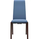 Stressless® Polsterstuhl Laurel, High Back, Größe M, mit abgerundeten Beinen in Walnuss blau