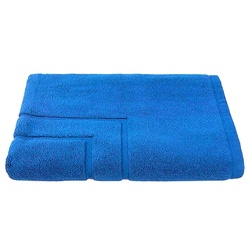 grace grand spa Bodenmatte aus griffigem Frottee blau 