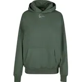 Karl Kani Small Signature Os Heavy Sweat Hoodie in Grün, Größe M