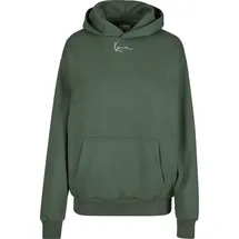 Karl Kani Small Signature Os Heavy Sweat Hoodie in Grün, Größe M