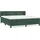 vidaXL Boxspringbett 180 x 200 cm Dunkelgrün