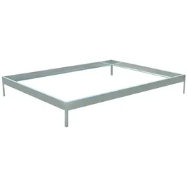 Floraworld Fundament zu Gewächshaus Grow II 34,5 cm x 190 cm x 250 cm Aluminium