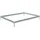 Floraworld Fundament zu Gewächshaus Grow II 34,5 cm x 190 cm x 250 cm Aluminium