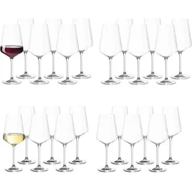 LEONARDO Puccini Rotwein- und Weißweingläser Set 0,1 l 24-tlg.