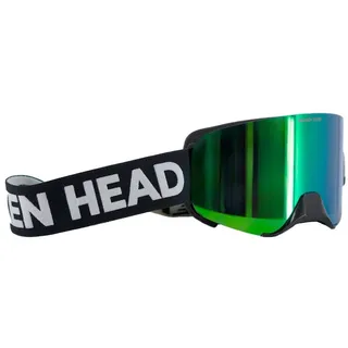 Broken Head Motocross-Brille Magnetic-Struggler Grün Verspiegelt