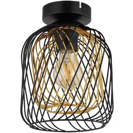 GLOBO Deckenleuchte Dichti 18 x 24,5 cm Ø x H schwarz matt