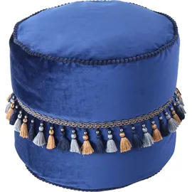 Kayoom Pouf Taj Mahal 225 Polyester 45 x 38 x 45 cm Blau