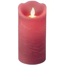 MARELIDA LED Kerze 15 cm altrosa
