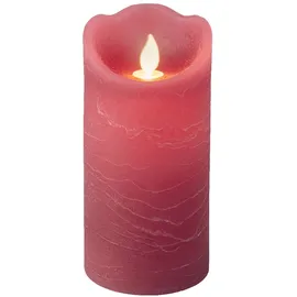 MARELIDA LED Kerze 15 cm altrosa