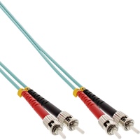 InLine LWL Duplex Kabel, ST/ST, 50/125μm, OM3, 0,5m