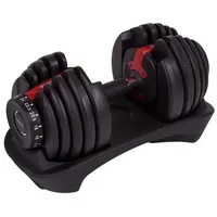 Fitcom Verstellbare Kurzhantel 24 kg rot|schwarz