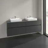 Villeroy & Boch Waschtischunterschrank 160 x 54,8 x 50 cm Graphit