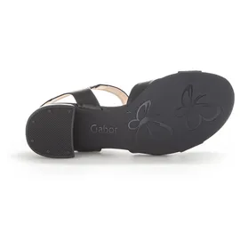 Gabor Keilsandaletten in schwarz/lds / 5,5