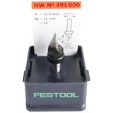 Festool HW S8 D12.5/45° Gipskartonfräser HW S8 12.5(D)x14x55mm, 1er-Pack (491000)