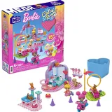 Mattel MEGA HHP89 - Barbie Color Reveal Bauspielzeug, Tiere zum Trainieren und Waschen mit 2 kleinen Barbie-Puppen, Zubehör, 6 Tieren, Farbwechsel und 15 Überraschungen, Konstruktionsspielzeug ab 5 Jahren