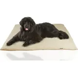 Rohrschneider ® Weiches Hundebett mit waschbarem Bezug aus Cord XXL
