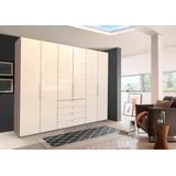 Wiemann Kleiderschrank »Loft«, Glasfront Trüffeleichefarben/Magnolie glas) , 91211969-0 B/H/T: 300 cm x 236 cm x 58 cm