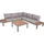 Garden Pleasure Valentina Loungeset grau/braun
