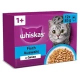 Whiskas Fisch Auswahl in Gelee 12 x 85 g