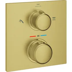 Thermostat-Brausebatterie Allure 29181_2, integrierte 2-Wege-Umstellung, Fertigmontageset für Rapido SmartBox, chrom