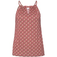 VIVANCE Strandtop Damen beige-rot bedruckt Gr.44/46