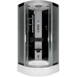Dampfdusche Duschtempel Sauna Dusche Duschkabine D46-63M3 100x100 cm
