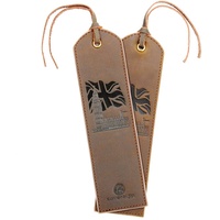 Handgefertigtes Leder Lesezeichen mit UK Flagge Design + Traditionellem Quasten Lesezeichen Echtleder Einzigartige Geschenke Für Frauen, Männer, Kinder & Freunde - 2 Union Jack Leather Bookmarks