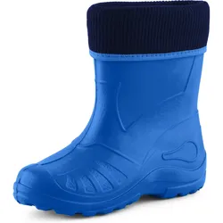 Kinder Gummistiefel Gefüttert KL058 - Blau - 33