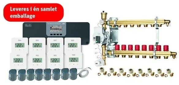 Touchline SL complete wireless heating package, 8 rooms