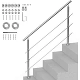 Vevor Handlauf für Außentreppen 150 cm Edelstahl