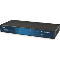 Allnet SG82 Desktop Gigabit Switch, 8x RJ-45, PoE/PoE PD