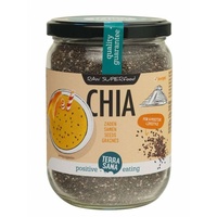 Chia Samen schwarz von Terrasana Rohkostqualität, vegan, vegetarisch 330g- Bio