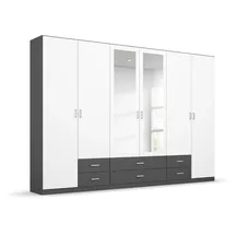 Rauch Gamma 271 x 210 x 54 cm grau metallic/weiß