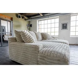 KAWOLA Big Sofa CADY cremeweiß