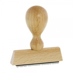 Holzstempel (60x10 mm - 2 Zeilen)