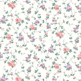 Laura Ashley Vliestapete Priory 64 cm 10 m 5 m2 rosa