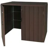 Proregal Mülltonnenbox PROREGAL XL 117 x 142 x 102 cm braun