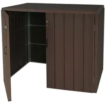 Proregal Mülltonnenbox PROREGAL XL 117 x 142 x 102 cm braun