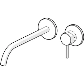 Hansa HANSAPUBLIC Einhandmischer Mattschwarz