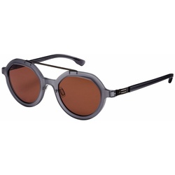 IC Berlin Herren Sonnen Brille Grau einfarbig - 01