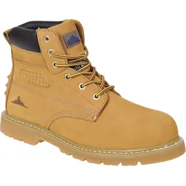 PORTWEST Steelite Plus rahmengenähter Stiefel SBP HRO, Größe: 43, Farbe: Honig, FW35HOR43