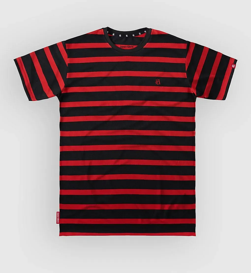 Loose Riders Austin Black Tech Tee red Gr. M