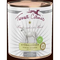 Terra Canis Hypoallergen 800g Hundenassfutter 6 x 800 Gramm Pferd mit Topinambur