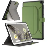 Poétic Explorer Folio-Schutzhülle für Google Pixel Tablet (2023) Militärgrün