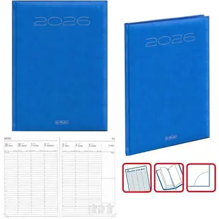 Herlitz Taschenkalender Sidney 2026, blau