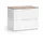 Vicco Wido 60 x 50 cm Weiß/Sonoma