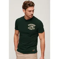 Superdry Vintage Athletic Chest Kurzarm-T-Shirt Enamel Green 2XL