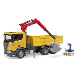 Br-Scania Baustellen-Lkw Kran+Pal. 03551